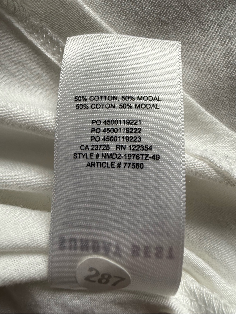 Sunday Best White Cocktail Embroidered Tee M - Picture 7 of 7